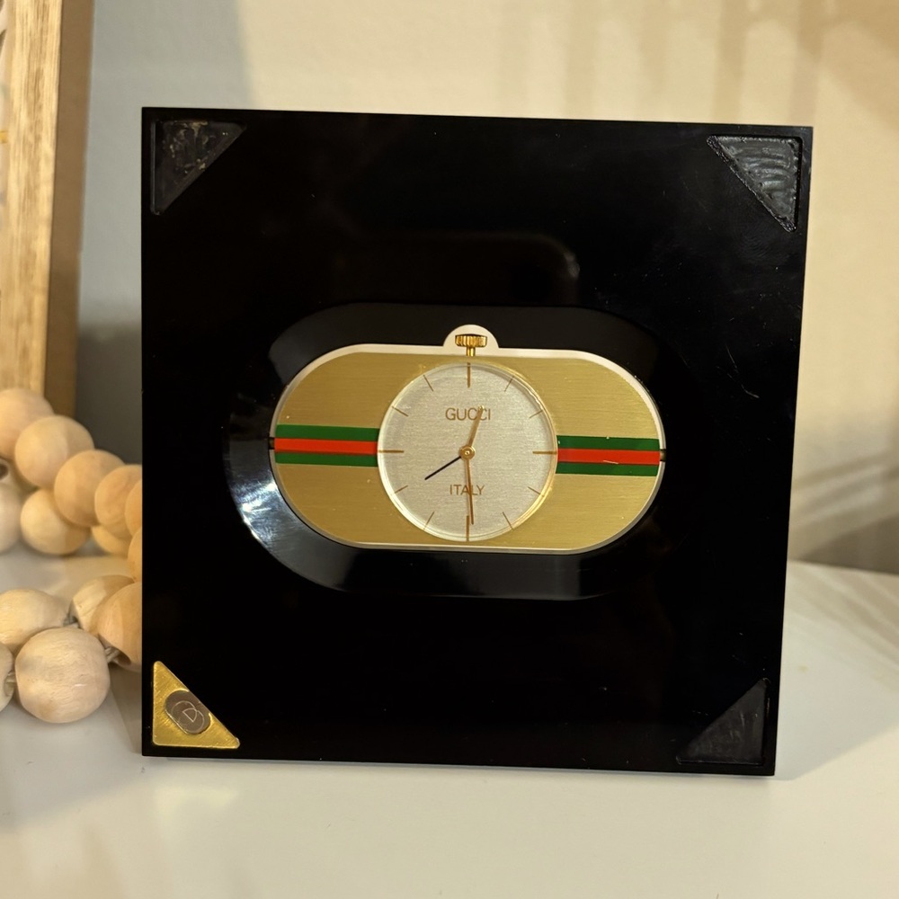 *HOST PICK!** GUCCI vintage 1960’s travel desk clock **Best offer**